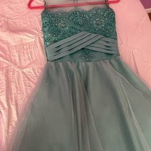 Teal dress
